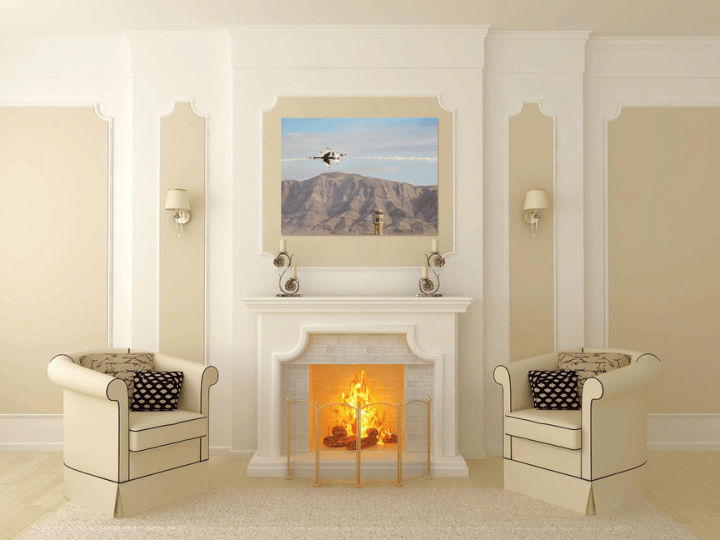 Almost Perfect military plane wall art