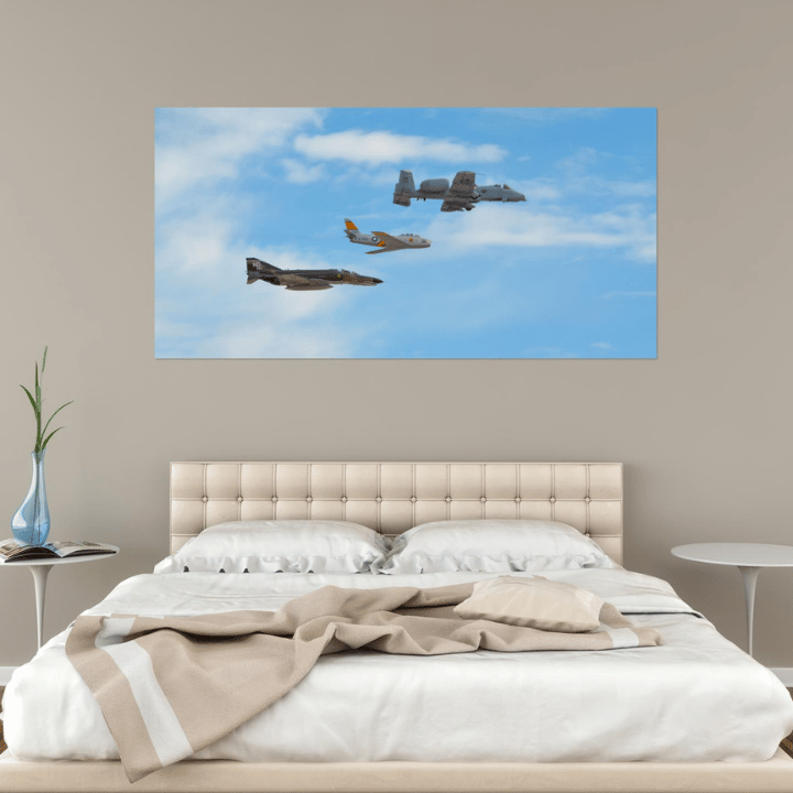 Legacy in Flight military plane wall art