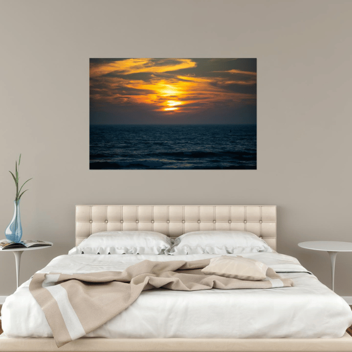 Quiet burn landscape wall art